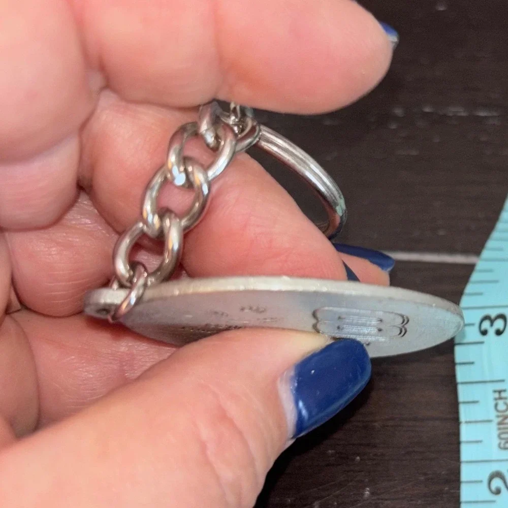 NASCAR | Dale Earnhardt Jr 8 | Budweiser Pewter‎ Keychain | 2002 Licensed